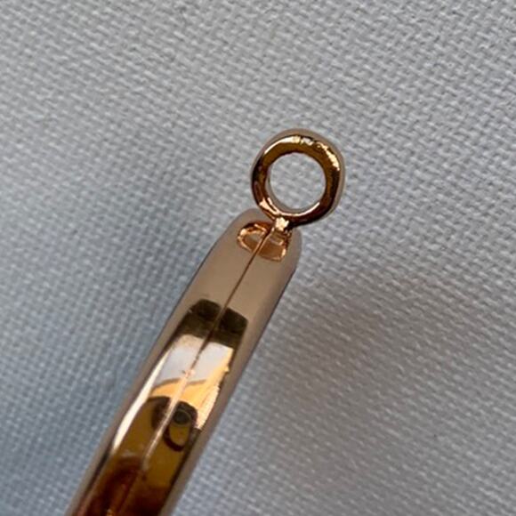 Lot of 8 Pc Round Gold Floating Lockets/Pendants Keepsake Jewelry Supplies - Picture 8 of 8